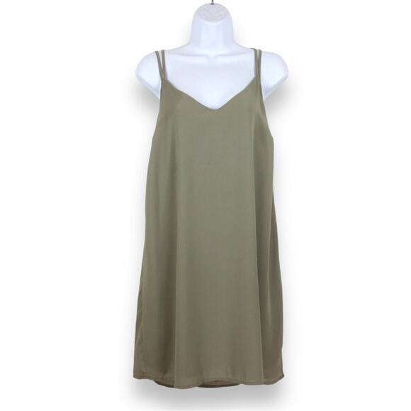 COTTON ON Spaghetti Strappy Back Chiffon Mini Dress size S - Picture 1 of 5